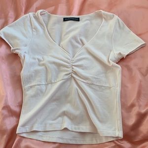 Brandy Melville crop top v neck. Never worn.